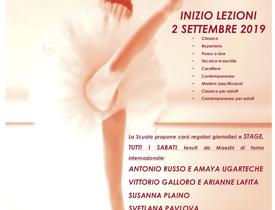 Inizio lezioni 2 settembre 2019