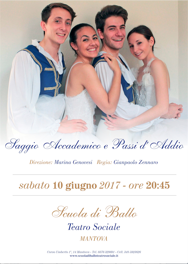 10 giugno 2017 - Saggio Accademico e Passi d'Addio