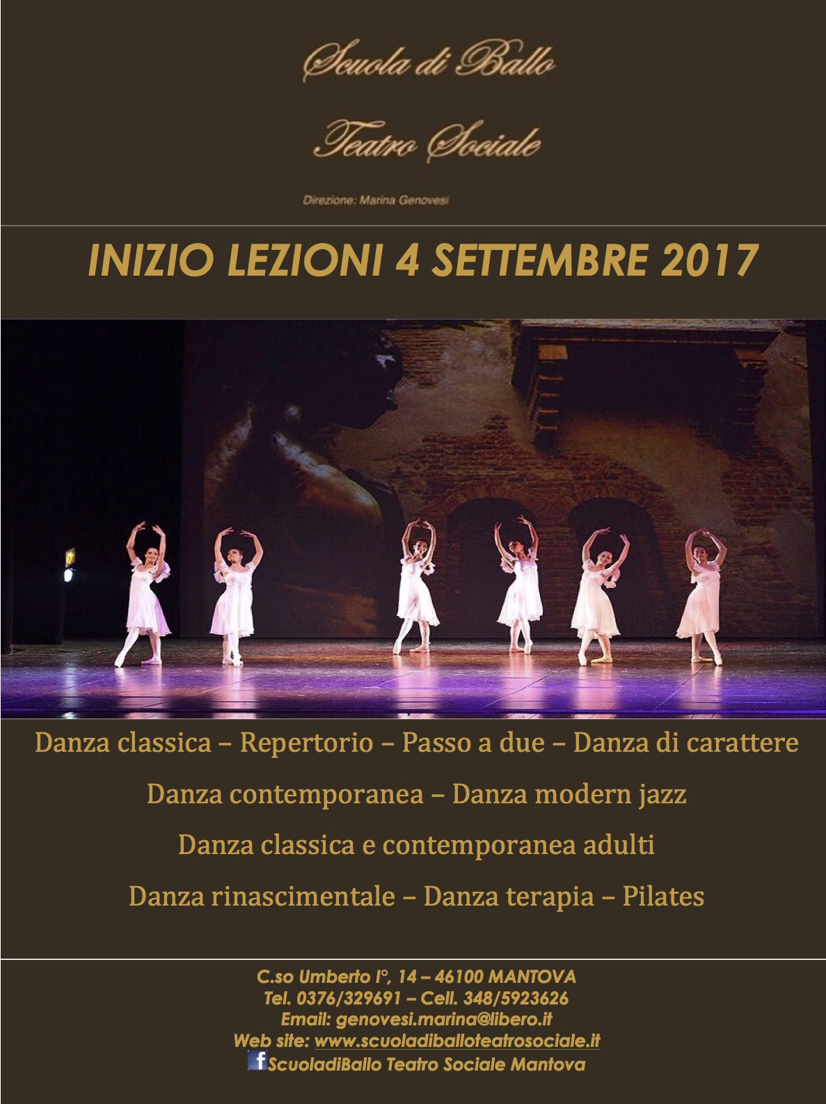 Inizio lezioni 4 settembre 2017